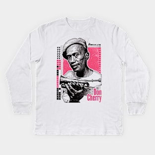 Don Cherry ----- Retro JAzz Design Kids Long Sleeve T-Shirt